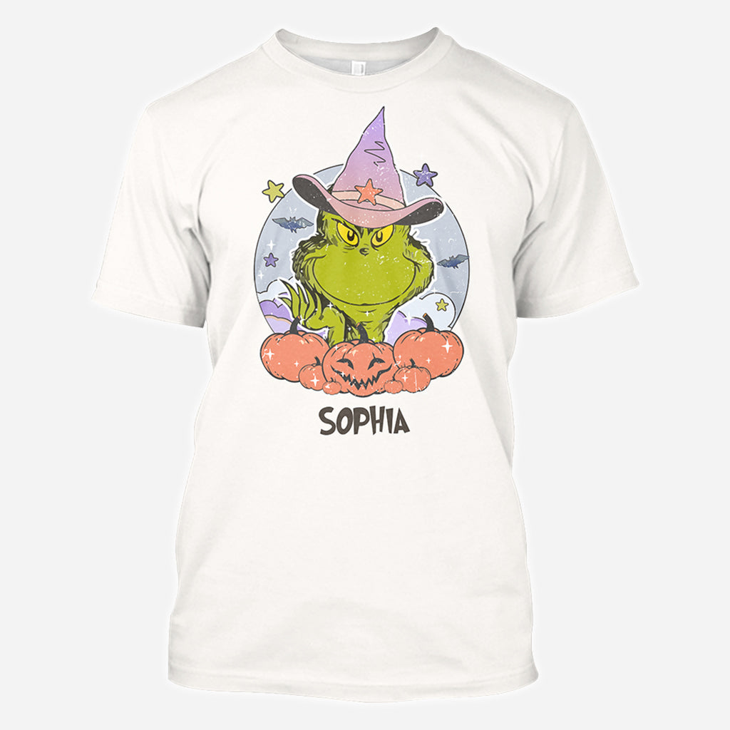Personalized Grinch Halloween All Over Shirt Fun Costume Gift