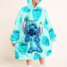Load image into Gallery viewer, Personalized Ohana Blanket Hoodie Custom Name Gift for Family
