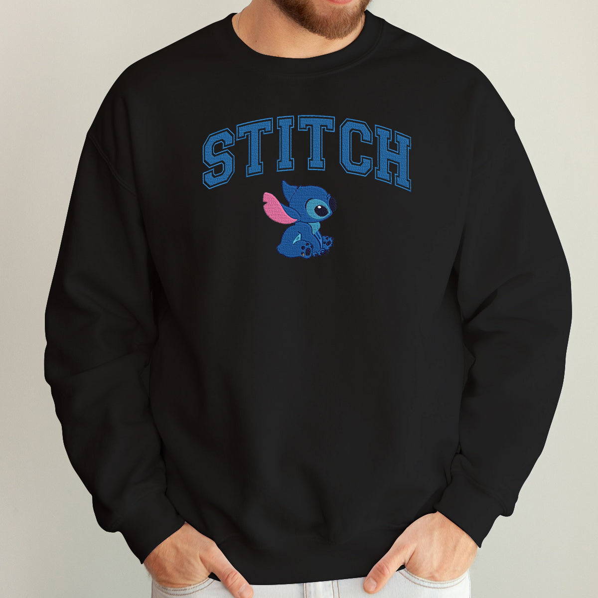 Personalized Ohana Embroidered Sweater Custom Gift for Couples