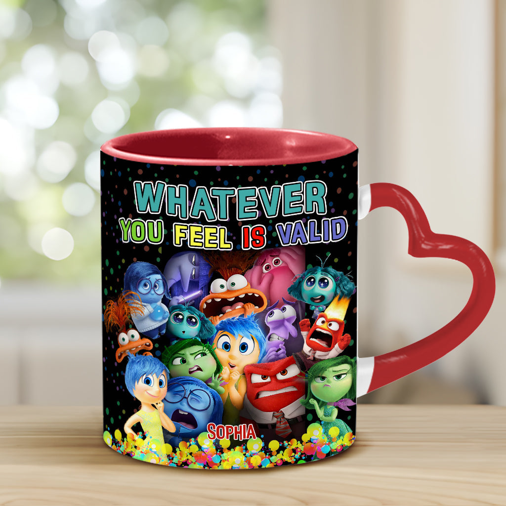 Personalized Heart Handle Mug Custom Name Gift for Loved Ones