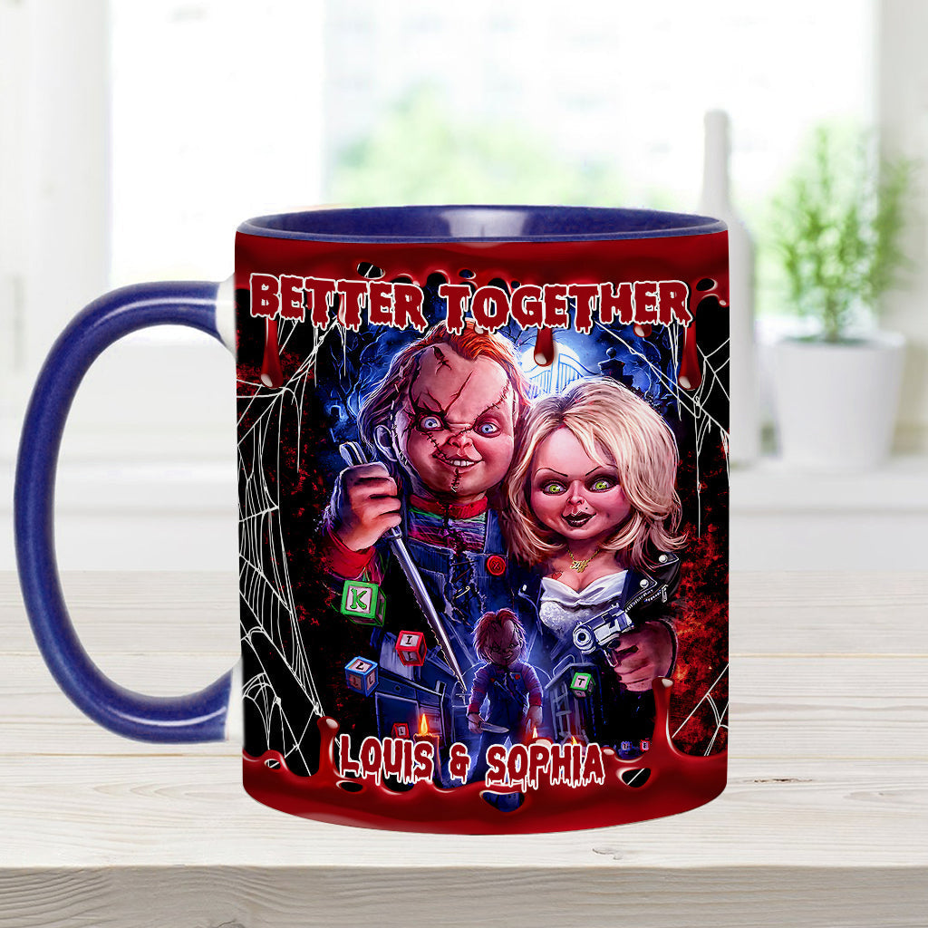 Personalized Chucky & Tiffany Accent Mug Custom Name Gift