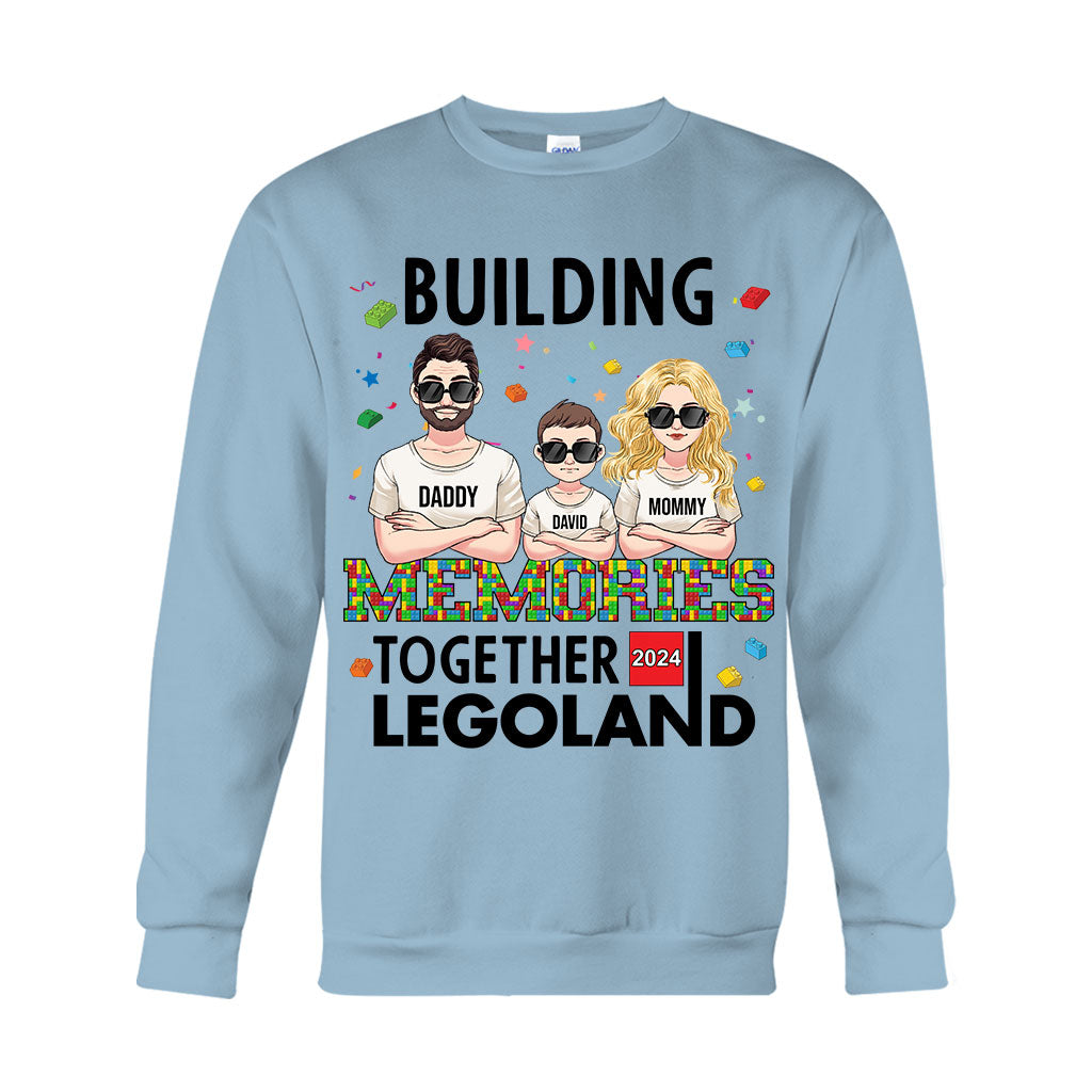 Personalized Family T-Shirt and Hoodie with Custom Names Gift