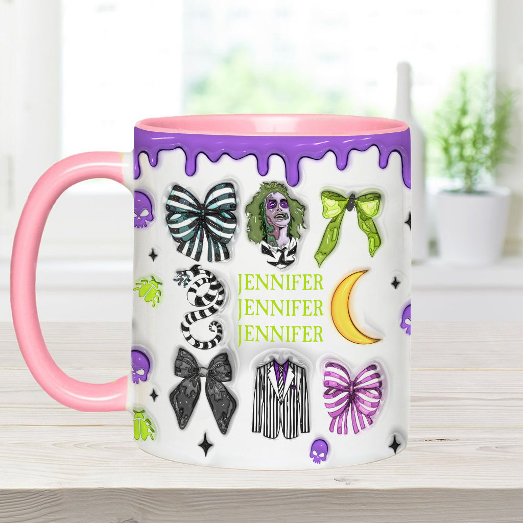 Personalized Accent Mug with Unique Design for Halloween Gift