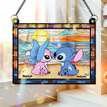 Load image into Gallery viewer, Personalized Ohana Window Hanging Suncatcher Ornament Gift
