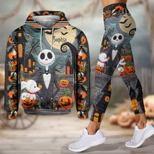Load image into Gallery viewer, Personalized Halloween Hoodie &amp; Leggings Set for Women | Custom Name Gift
