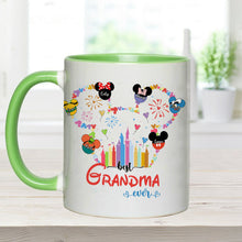 Load image into Gallery viewer, Personalized Grandma Accent Mug Custom Name Gift for Mother's Day
