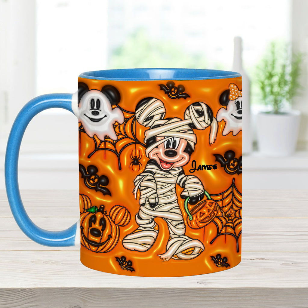 Personalized Halloween Accent Mug for Kids Custom Names
