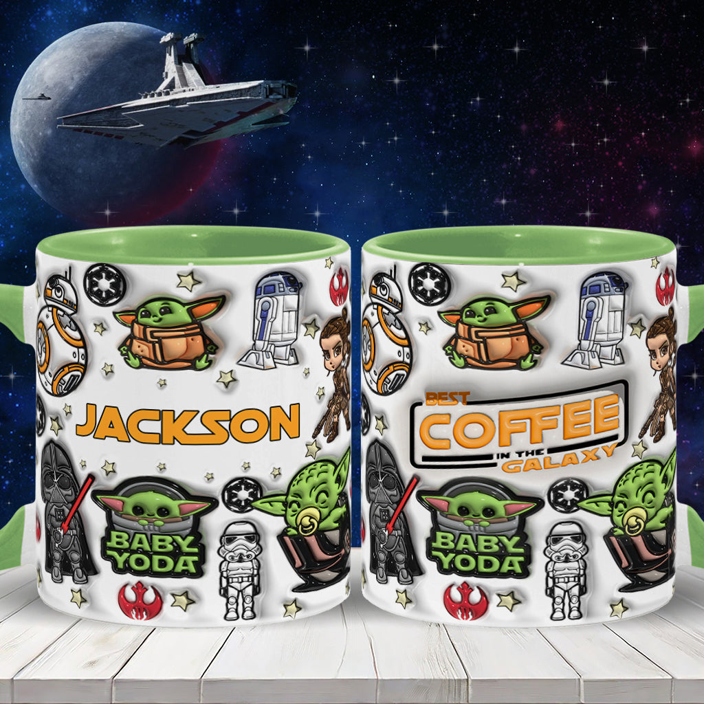 Personalized The Force Accent Mug Custom Name Gift for Star Wars Fans