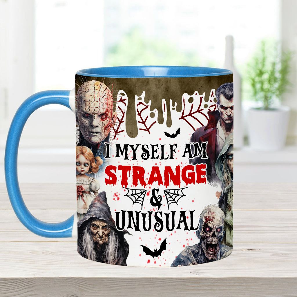 Personalized Horror-Themed Accent Mug Custom Name Gift