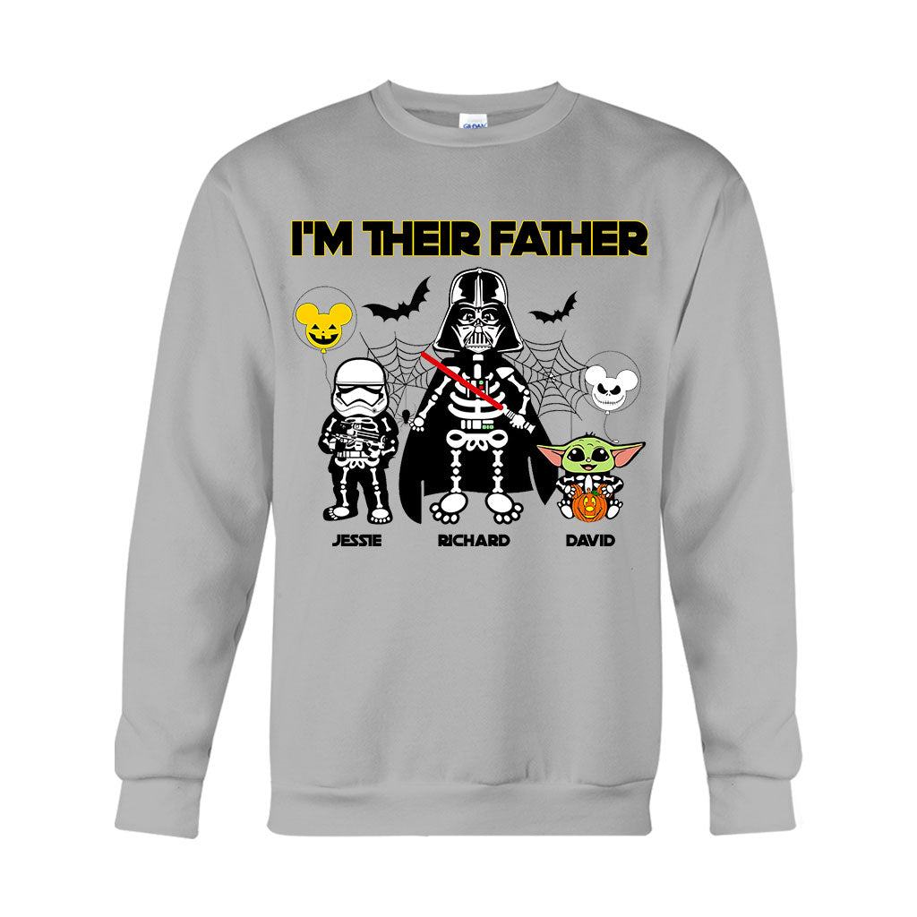 Personalized Halloween T-shirt & Hoodie I'm Their Father Gift