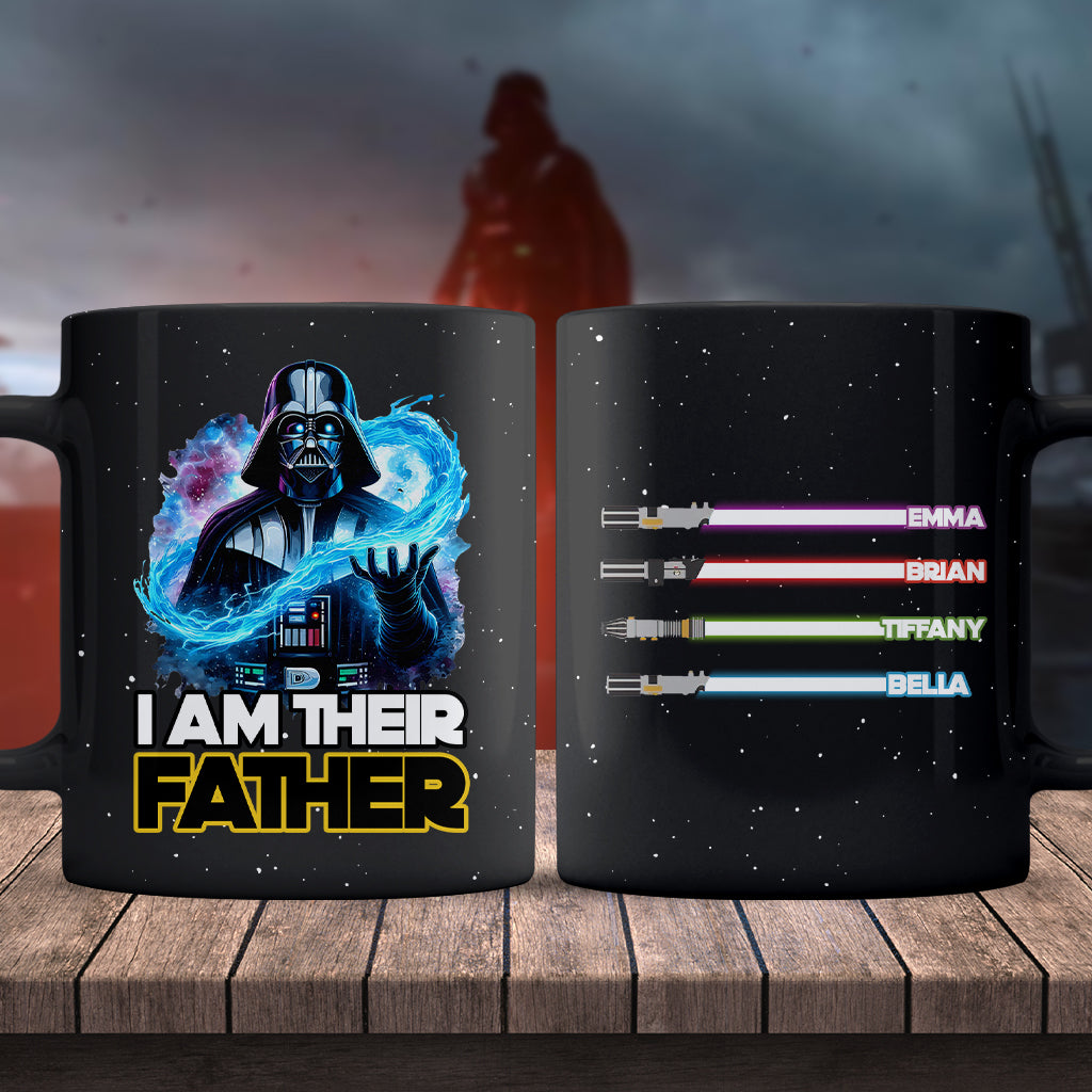 Personalized Star Wars Mug Custom Names Gift for Dad