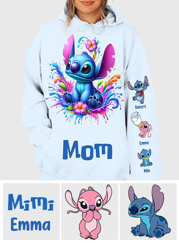 Personalized Ohana All Over Shirt Gift for Mom - Unique Birthday & Mother's Day Apparel