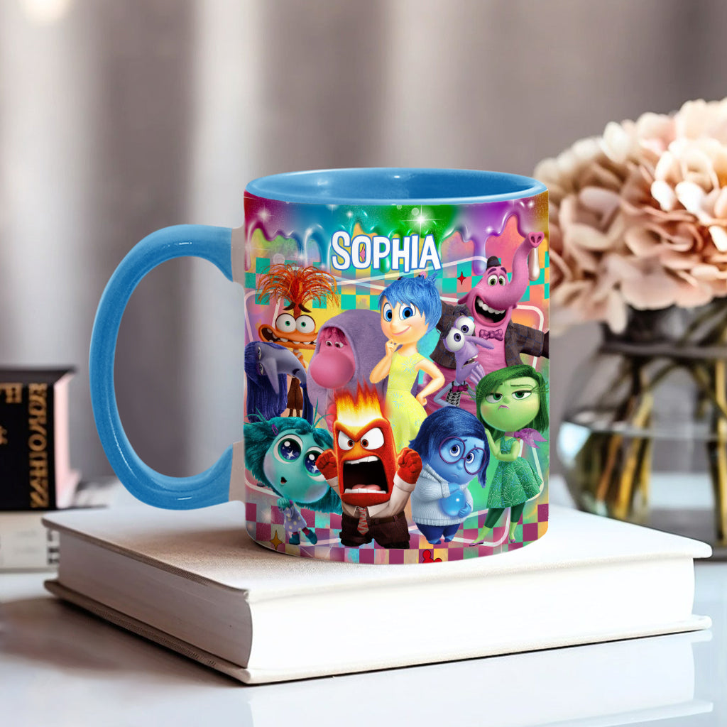 Personalized Accent Mug with Colorful Design for Any Occasion
