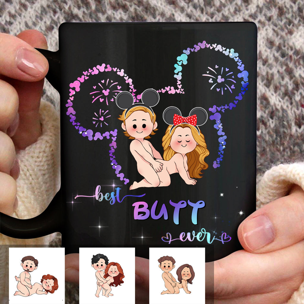 Personalized Naughty Mouse Mug Custom Couple Gift for Valentine's Day