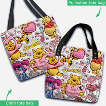 Load image into Gallery viewer, Personalized Winnie the Pooh Tote Bag Custom Name Gift
