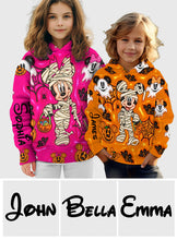 Load image into Gallery viewer, Personalized Halloween All-Over Shirt Custom Name Gift
