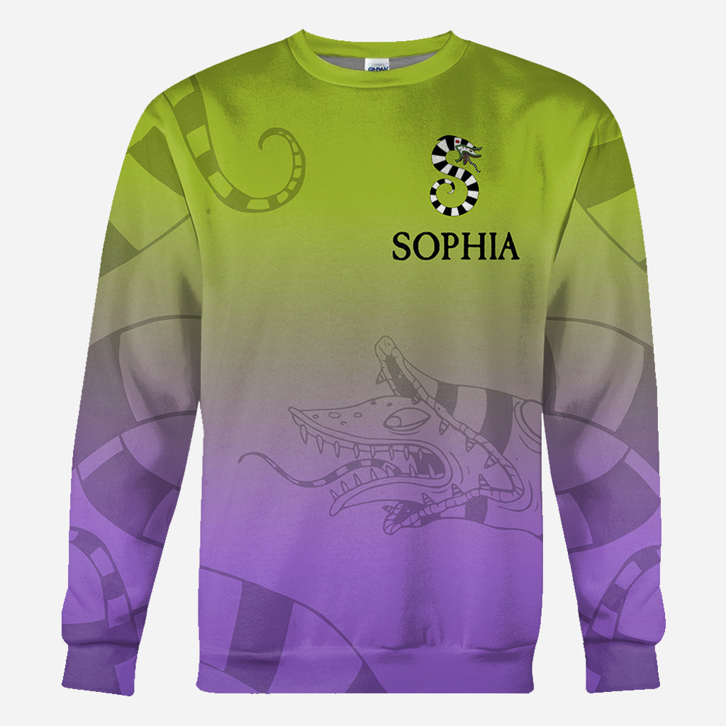 Personalized Beetlejuice All Over Shirt Gift for Halloween