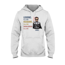 Load image into Gallery viewer, Personalized Star Wars T-shirt Hoodie Gift for Dad Legend Husband
