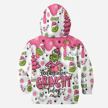 Load image into Gallery viewer, Personalized Grinchy Hoodie and Leggings Set for Christmas Gift
