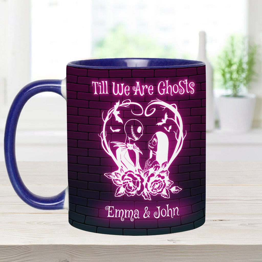 Personalized Nightmare Accent Mug for Couples - Till We Are Ghosts