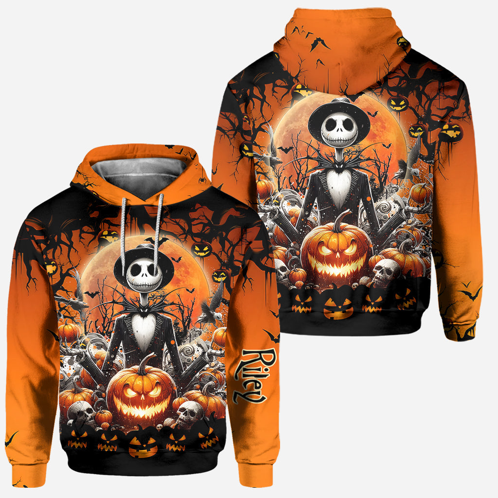 Halloween Personalized Hoodie and Leggings Set for Adults