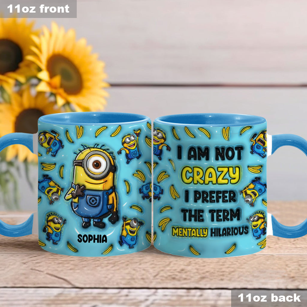 Personalized Ceramic Accent Mug Funny Quote Custom Name Gift
