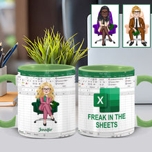Load image into Gallery viewer, Personalized Accent Mug Custom Colleague Gift with Name
