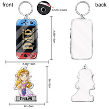 Load image into Gallery viewer, Personalized Keychain with Charms Featuring The Legend of Dad Gift for Father's Day
