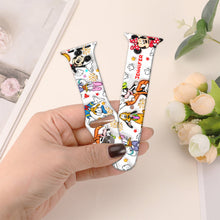 Load image into Gallery viewer, Personalized Puffy Mouse Ears Apple Watch Band Custom Name Gift
