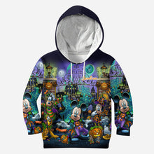 Load image into Gallery viewer, Personalized Halloween Mouse Hoodie and Leggings Set for Kids
