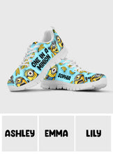 Load image into Gallery viewer, Personalized One In A Minion Sneakers Custom Name Gift
