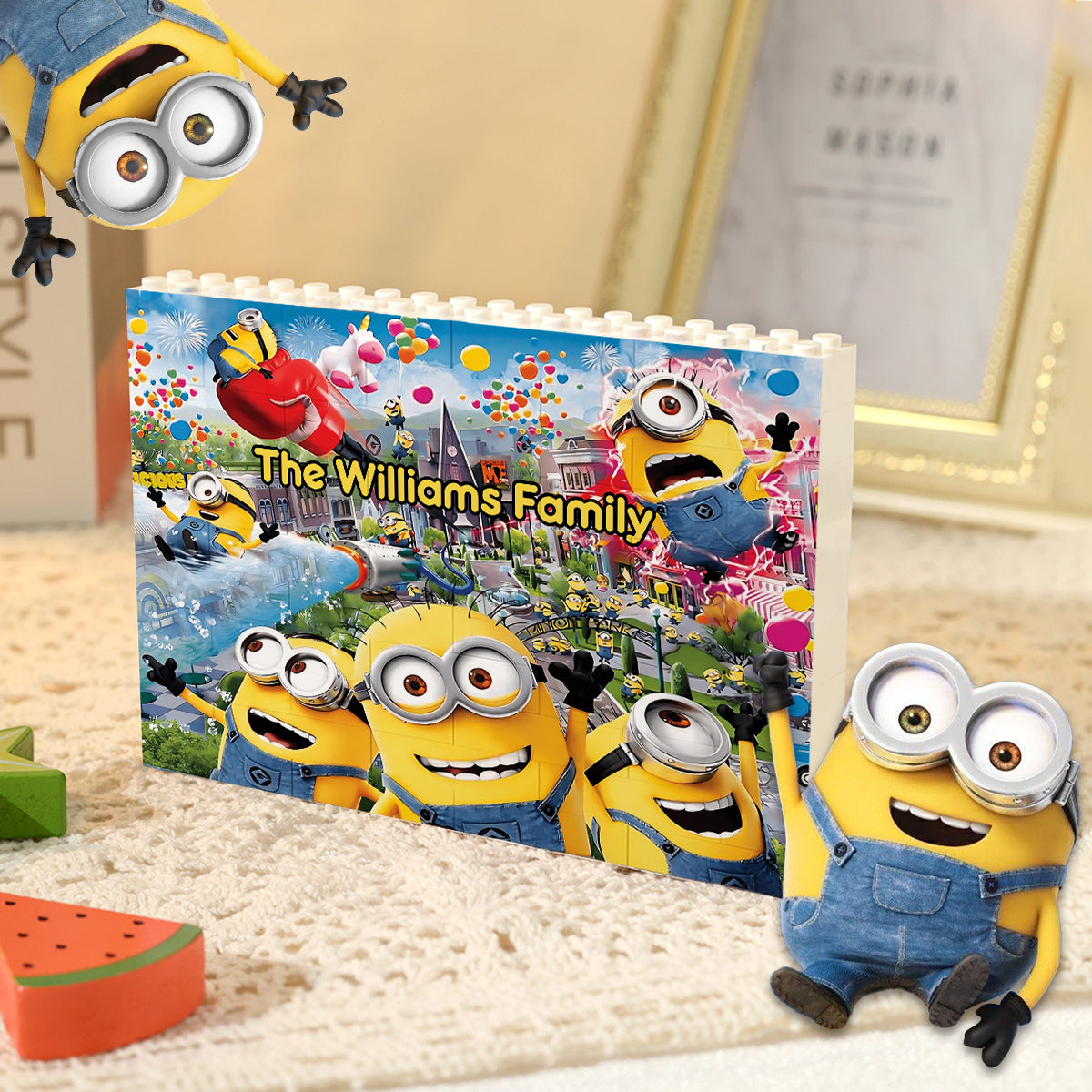 Customized Horizontal Rectangle Building Brick Blocks for Kids | Birthday, Graduation, Housewarming Gift