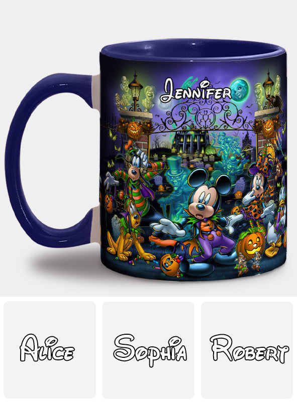 Personalized Halloween Accent Mug Custom Name Gift Idea