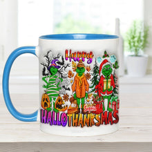 Load image into Gallery viewer, Personalized Grinch Accent Mug Custom Name Holiday Gift
