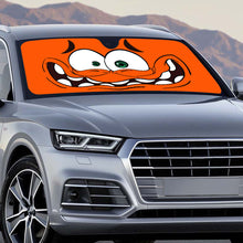 Load image into Gallery viewer, Personalized Funny Car Sunshade with Emotions for Vehicle Protection
