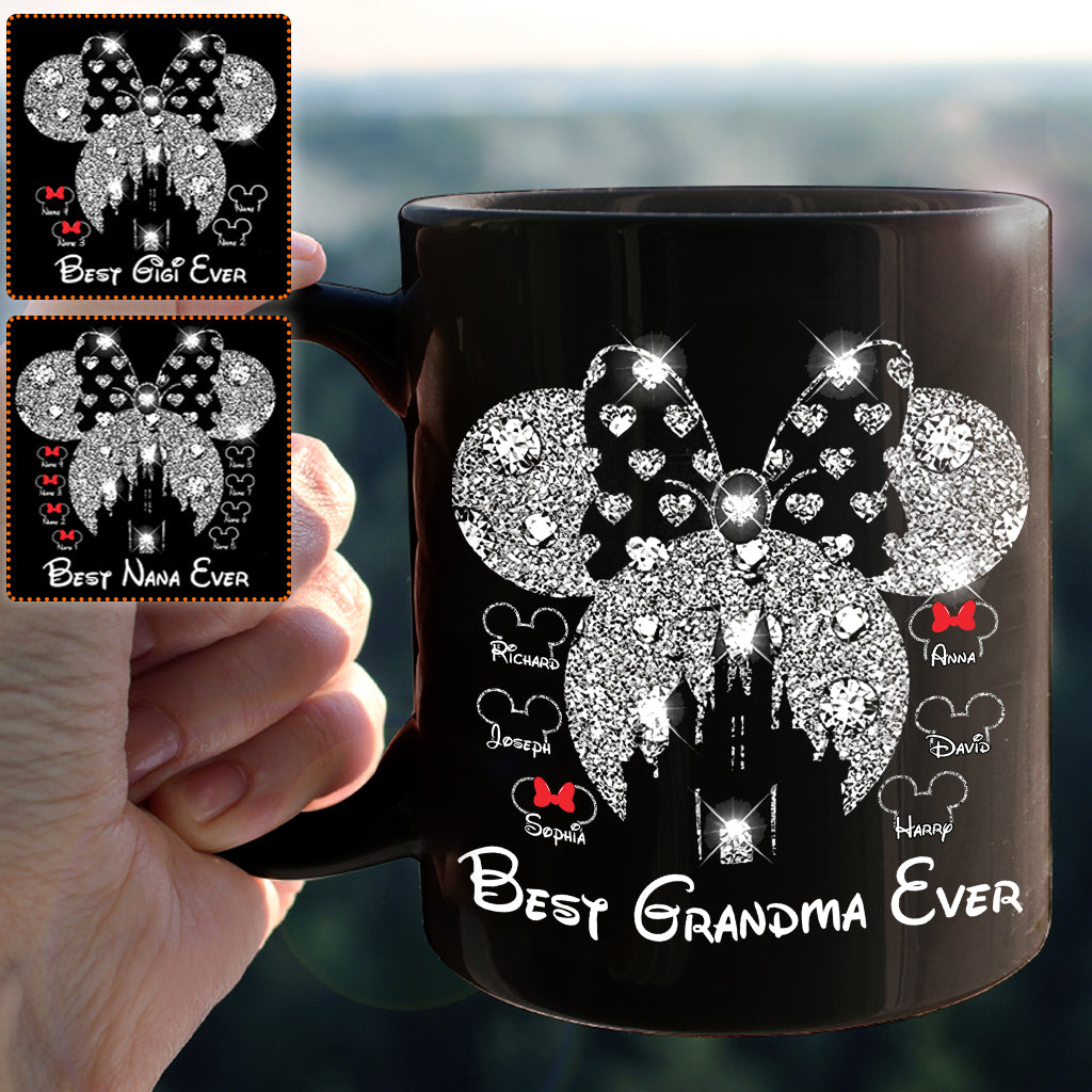 Personalized Best Grandma Ever Mouse Mug Custom Name Gift