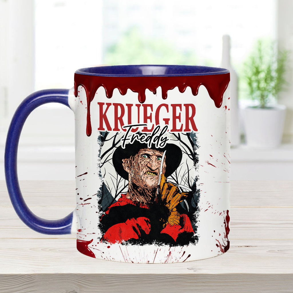 Personalized Halloween Horror Characters Accent Mug Gift