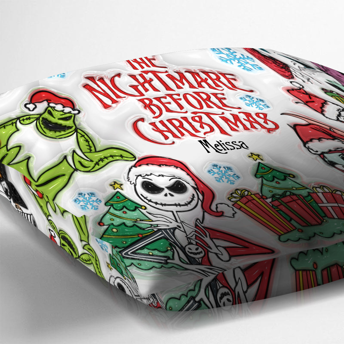 Personalized Nightmare Before Christmas Throw Pillow Gift