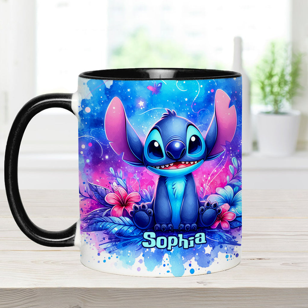 Personalized Ohana Accent Mug Custom Name Gift for Family