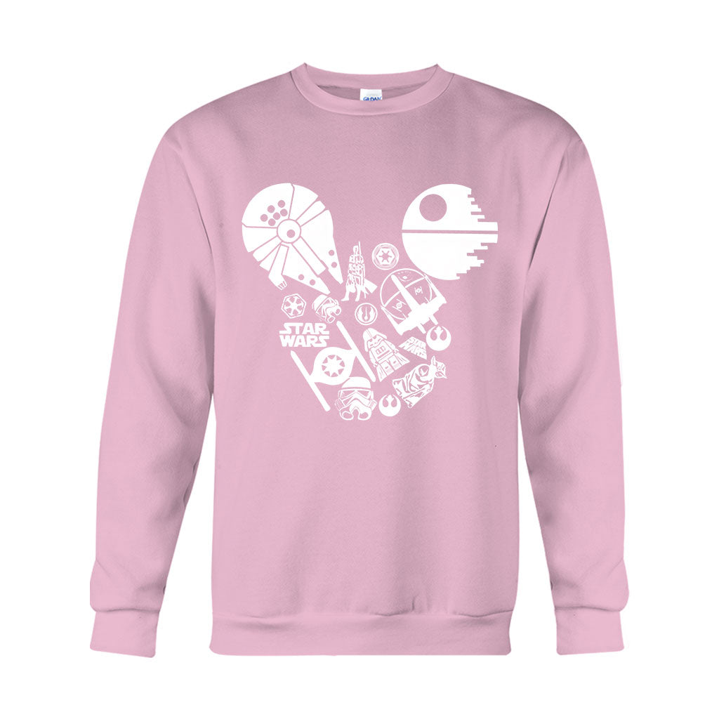 Personalized Star Wars Mouse Ears T-shirt & Hoodie Gift for Fans
