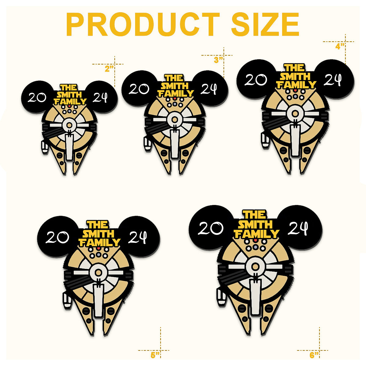 Personalized Mouse Magnet Custom Family Photos Gift