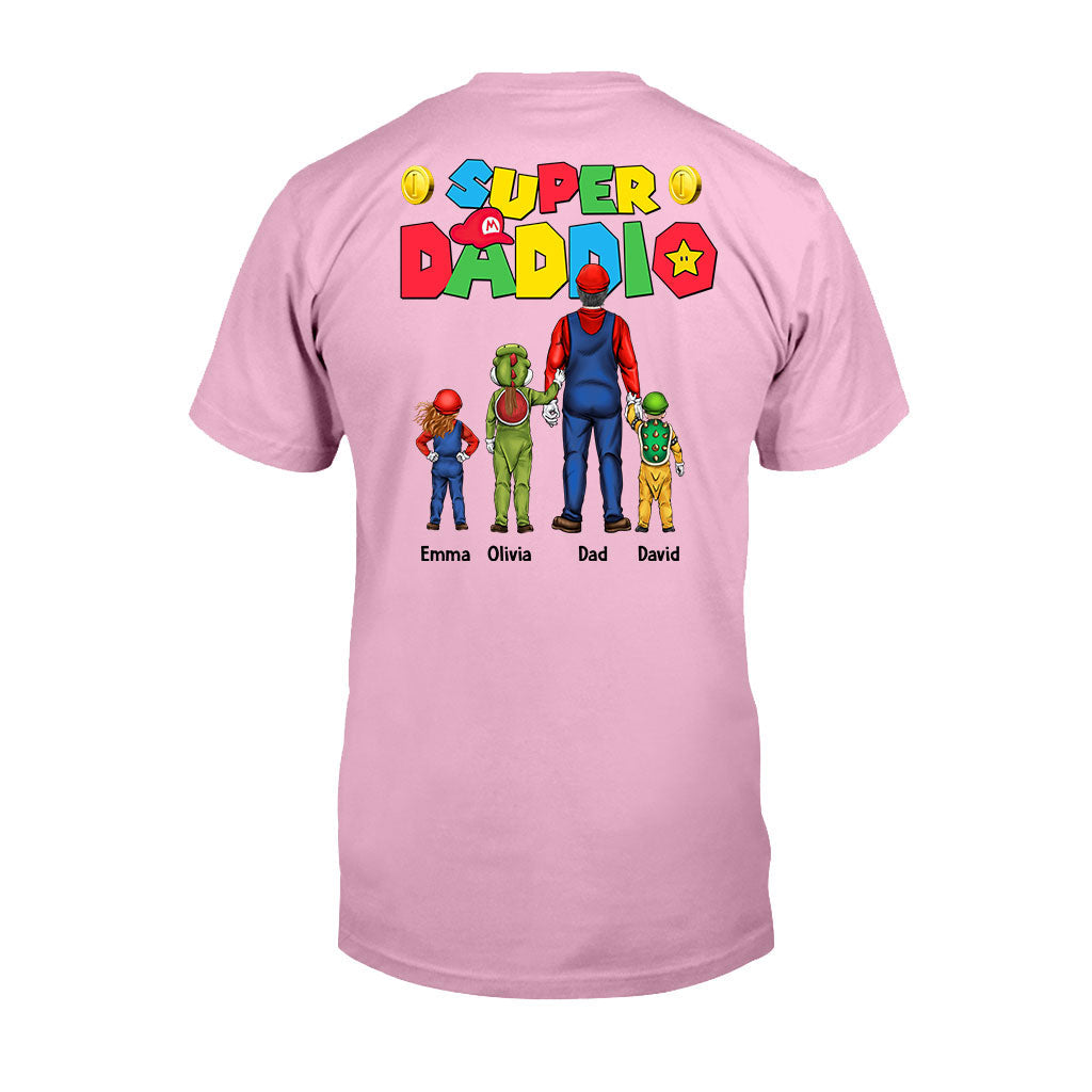 Personalized Super Daddio T-Shirt and Hoodie Gift for Dad