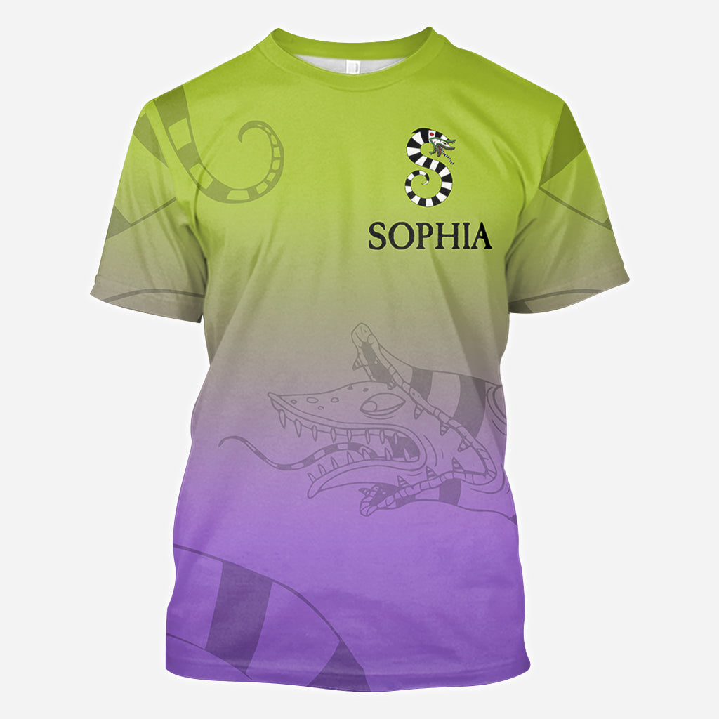 Personalized Beetlejuice All Over Shirt Gift for Halloween