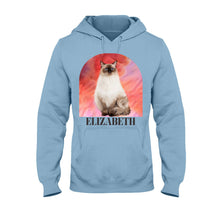 Load image into Gallery viewer, Personalized Cat T-Shirt &amp; Hoodie Custom Name Gift for Cat Lovers
