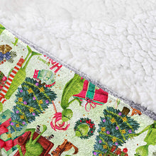 Load image into Gallery viewer, Personalized How the Grinch Stole Christmas Blanket Hoodie for Kids
