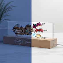 Load image into Gallery viewer, Personalized LED Night Light Custom Name Gift for Dad
