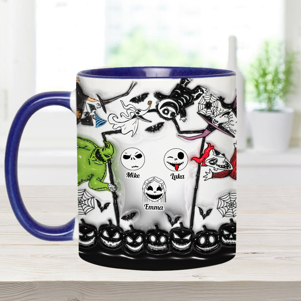 Personalized Nightmare Accent Mug Custom Name Gift for Mom or Dad