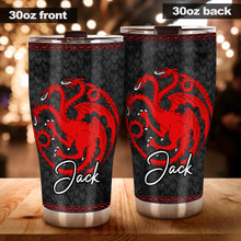 Load image into Gallery viewer, Personalized Game of Thrones Tumbler Custom Name Gift
