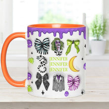 Load image into Gallery viewer, Personalized Accent Mug with Unique Design for Halloween Gift
