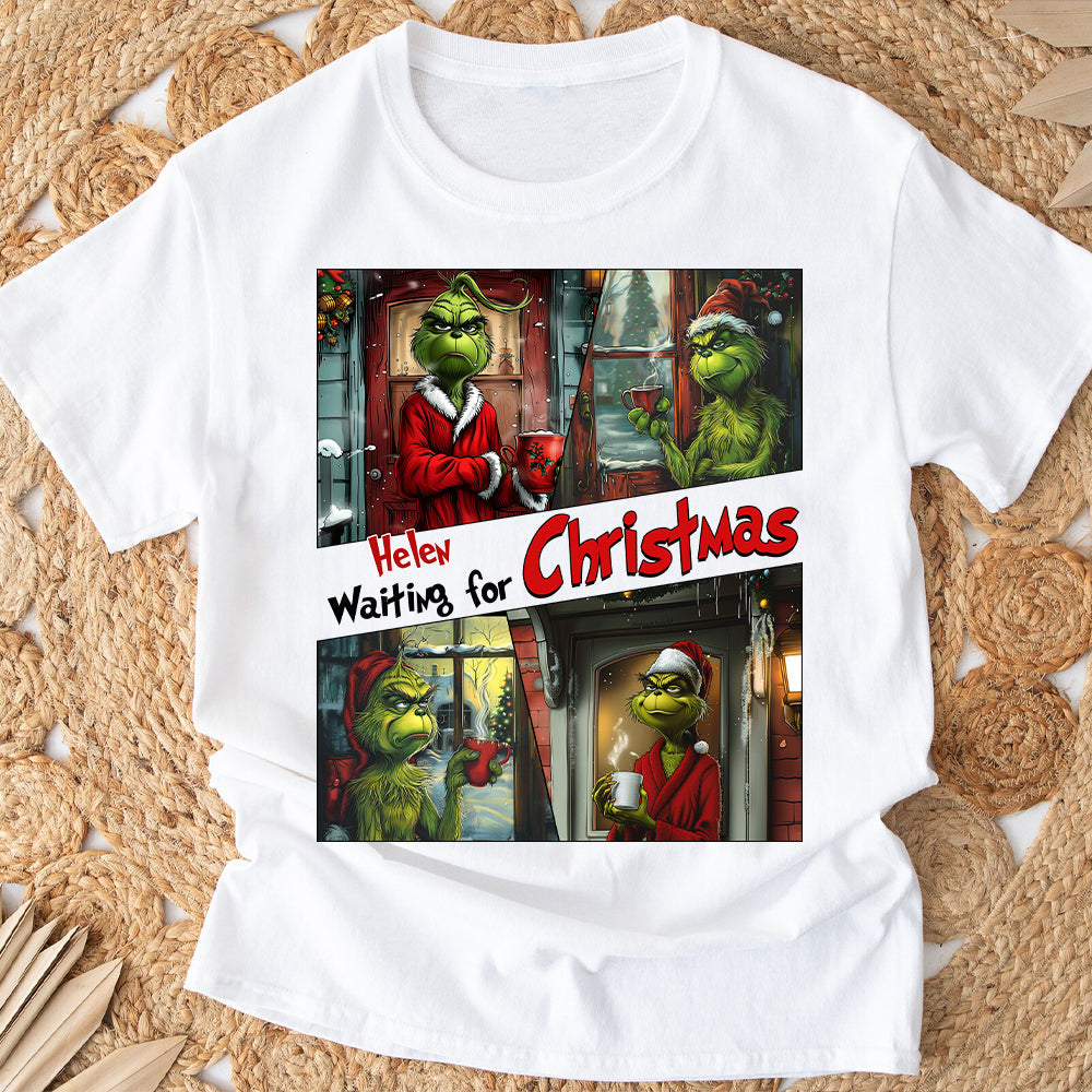 Personalized Grinch Christmas T-shirt & Hoodie Gift for Mom